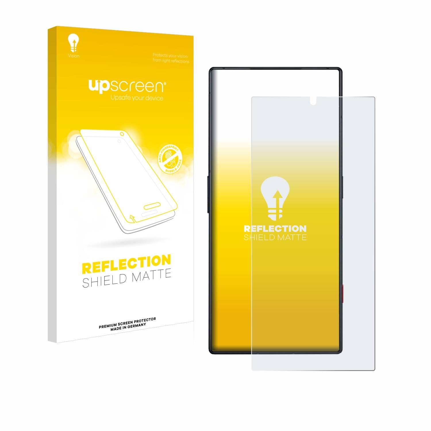 upscreen Reflection Shield Matt Schutzfolie für ZTE Nubia Red Magic 8 Pro