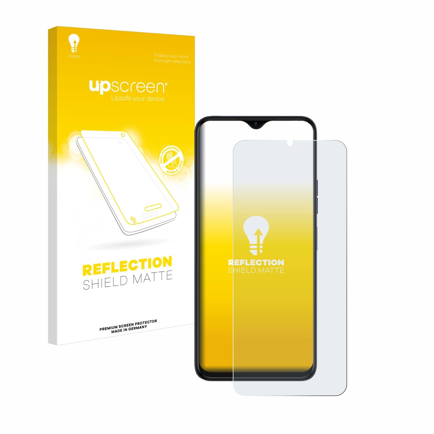 upscreen Reflection Shield Matt Schutzfolie für Tecno Spark 10 5G