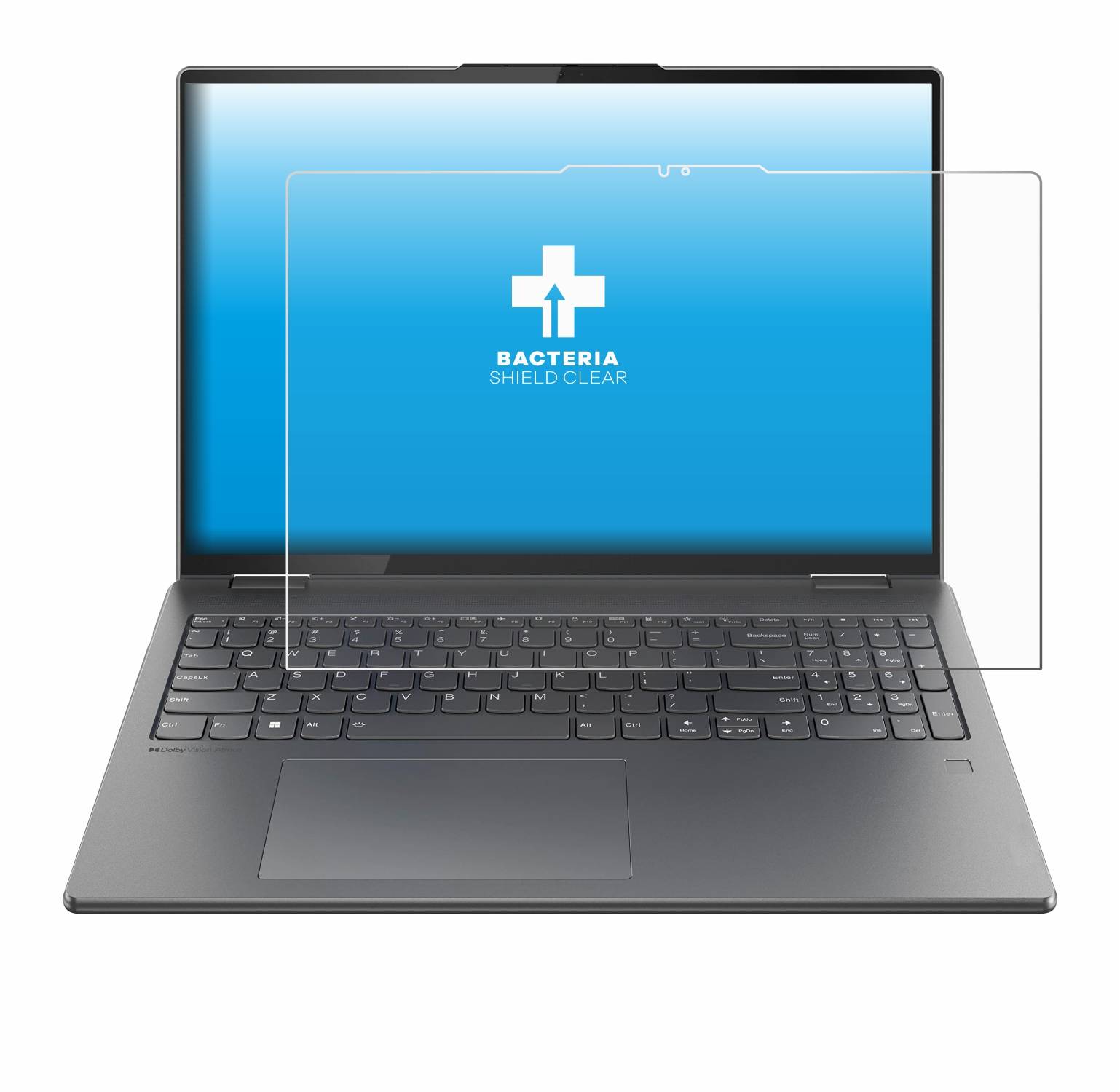upscreen Bacteria Shield Schutzfolie für Lenovo Yoga 7i 2-in-1 Gen 9 16 - Antibakteriell