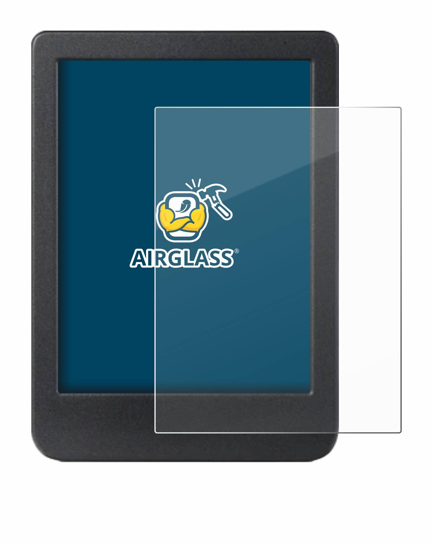 BROTECT AirGlass Flexible Schutz Glas Folie für Kobo Clara BW Klar Transparent