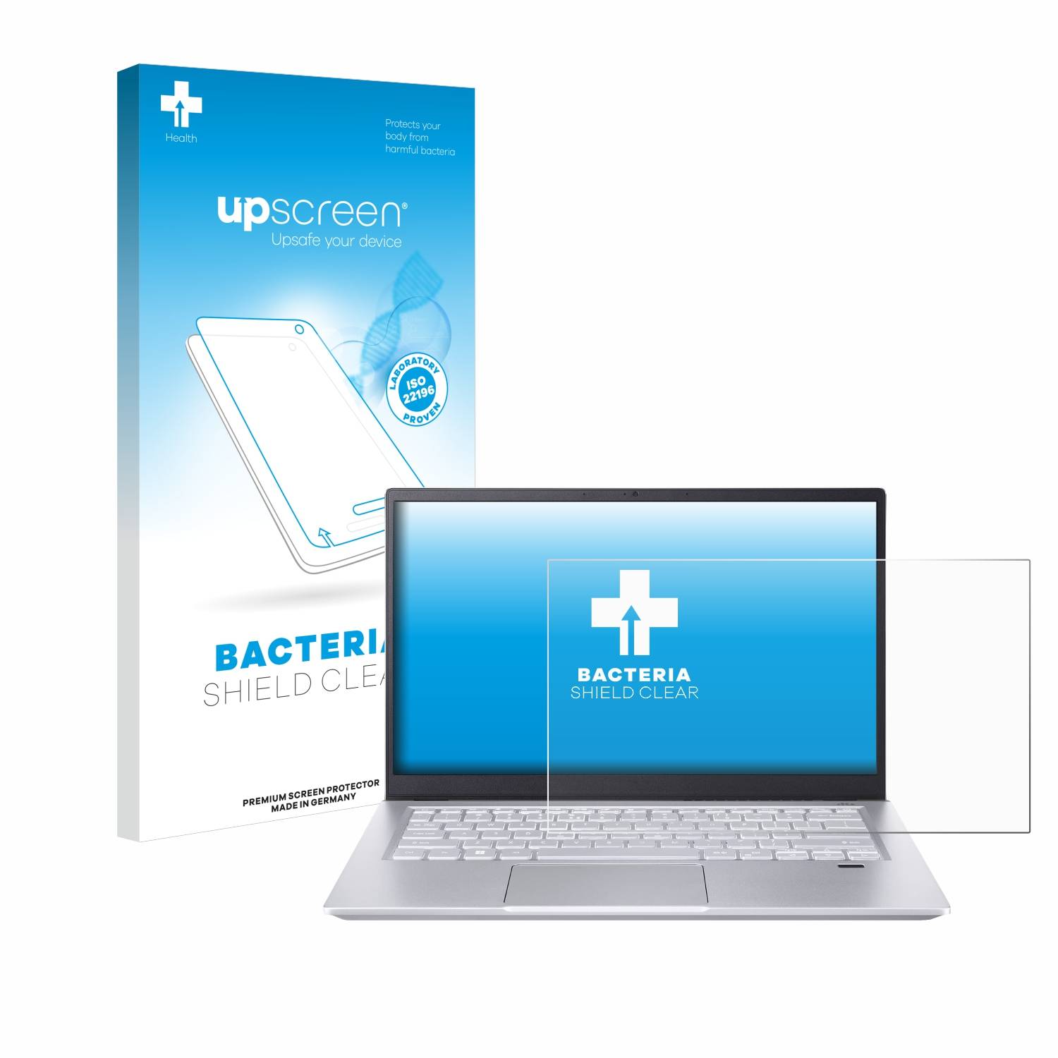 upscreen Bacteria Shield Schutzfolie für Acer Swift X 14 - Antibakteriell