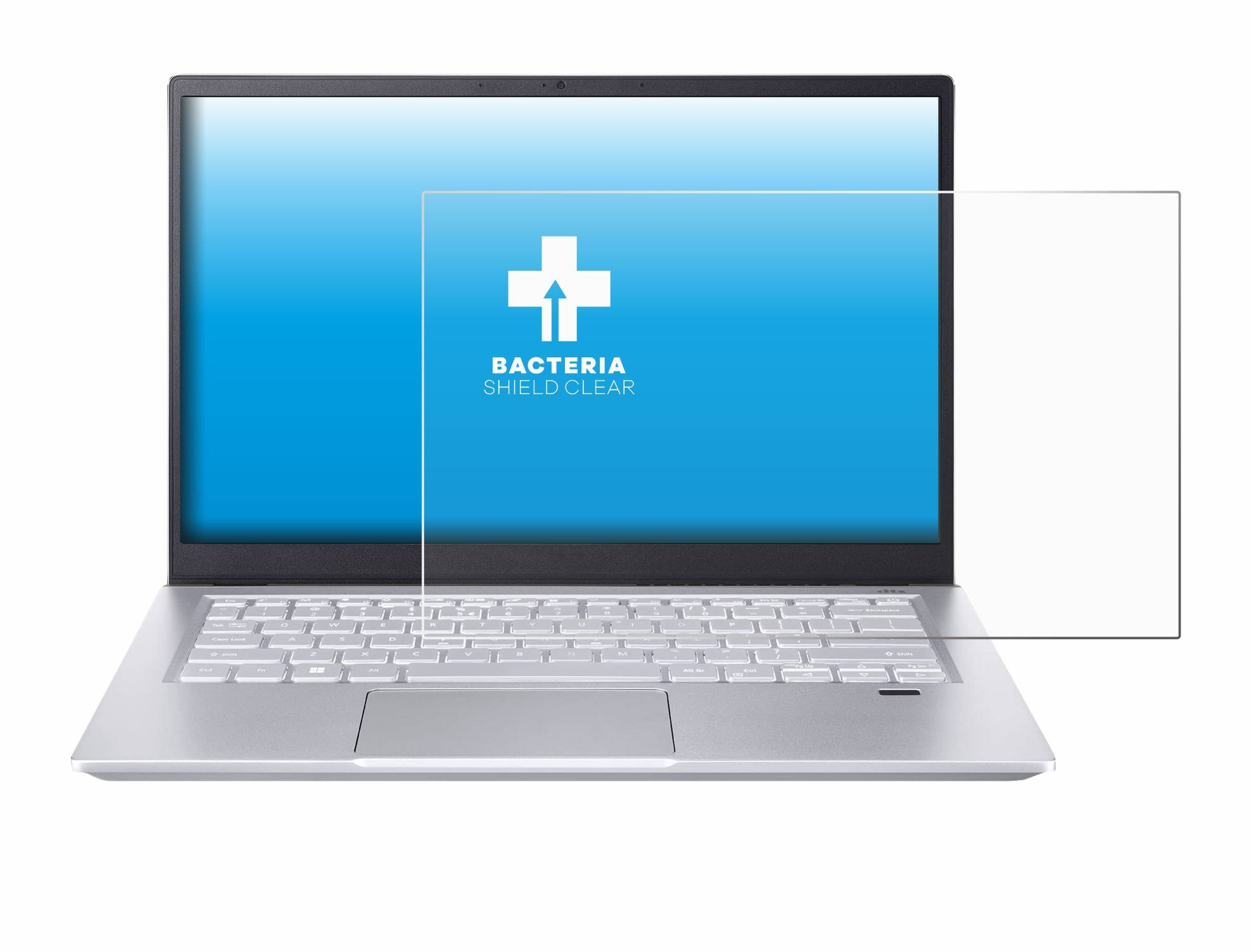 upscreen Bacteria Shield Schutzfolie für Acer Swift X 14 - Antibakteriell