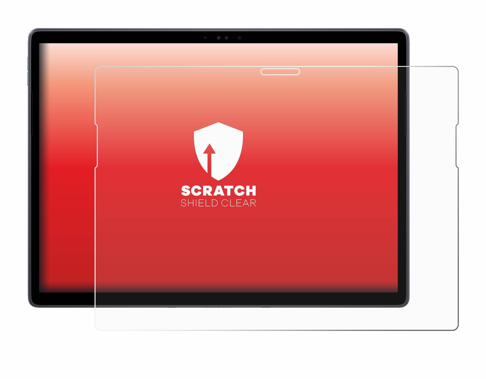 upscreen Schutzfolie für Dell Latitude 7350 Detachable Kratzschutz Anti-Fingerprint Klar