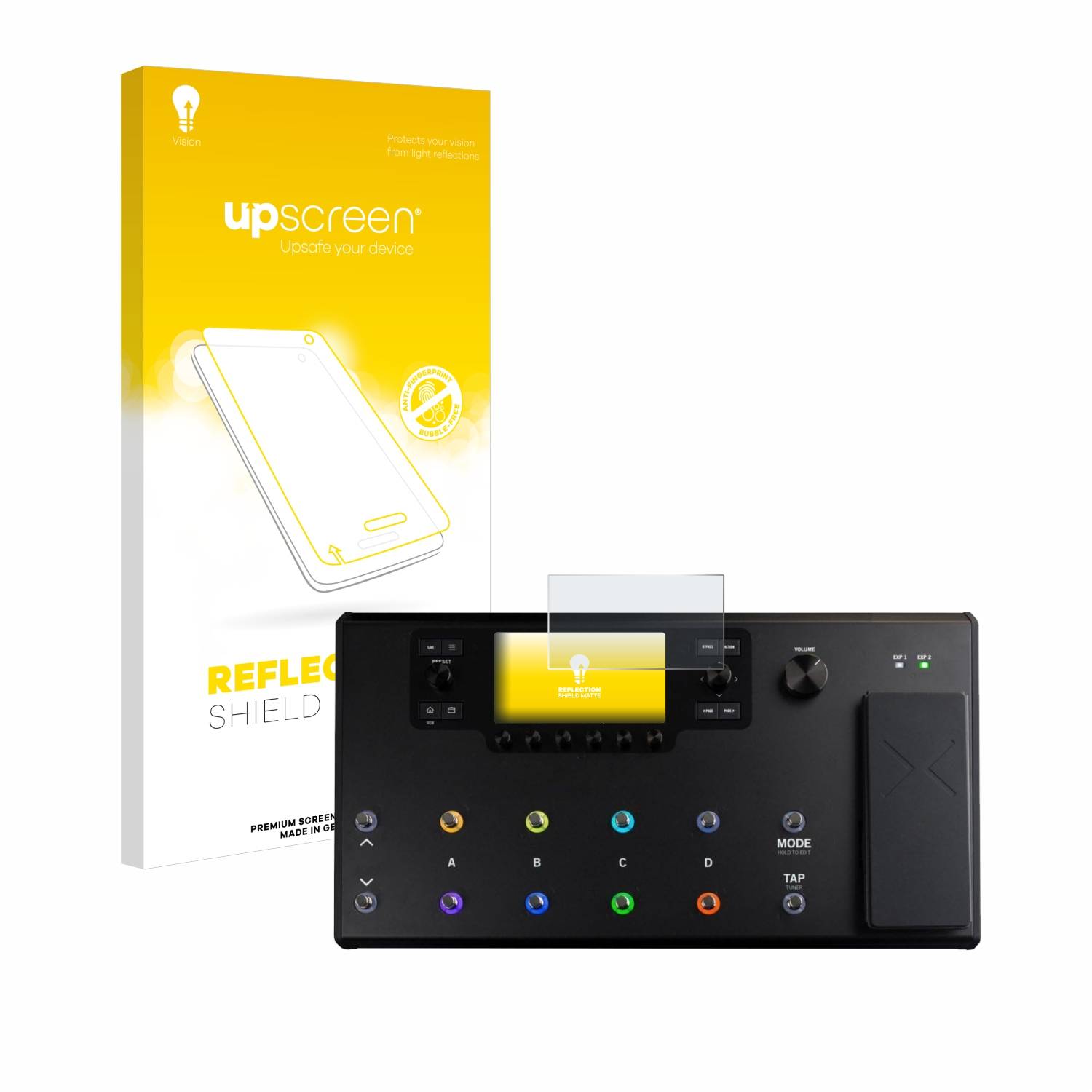 upscreen Reflection Shield Matt Schutzfolie für Line 6 Helix LT