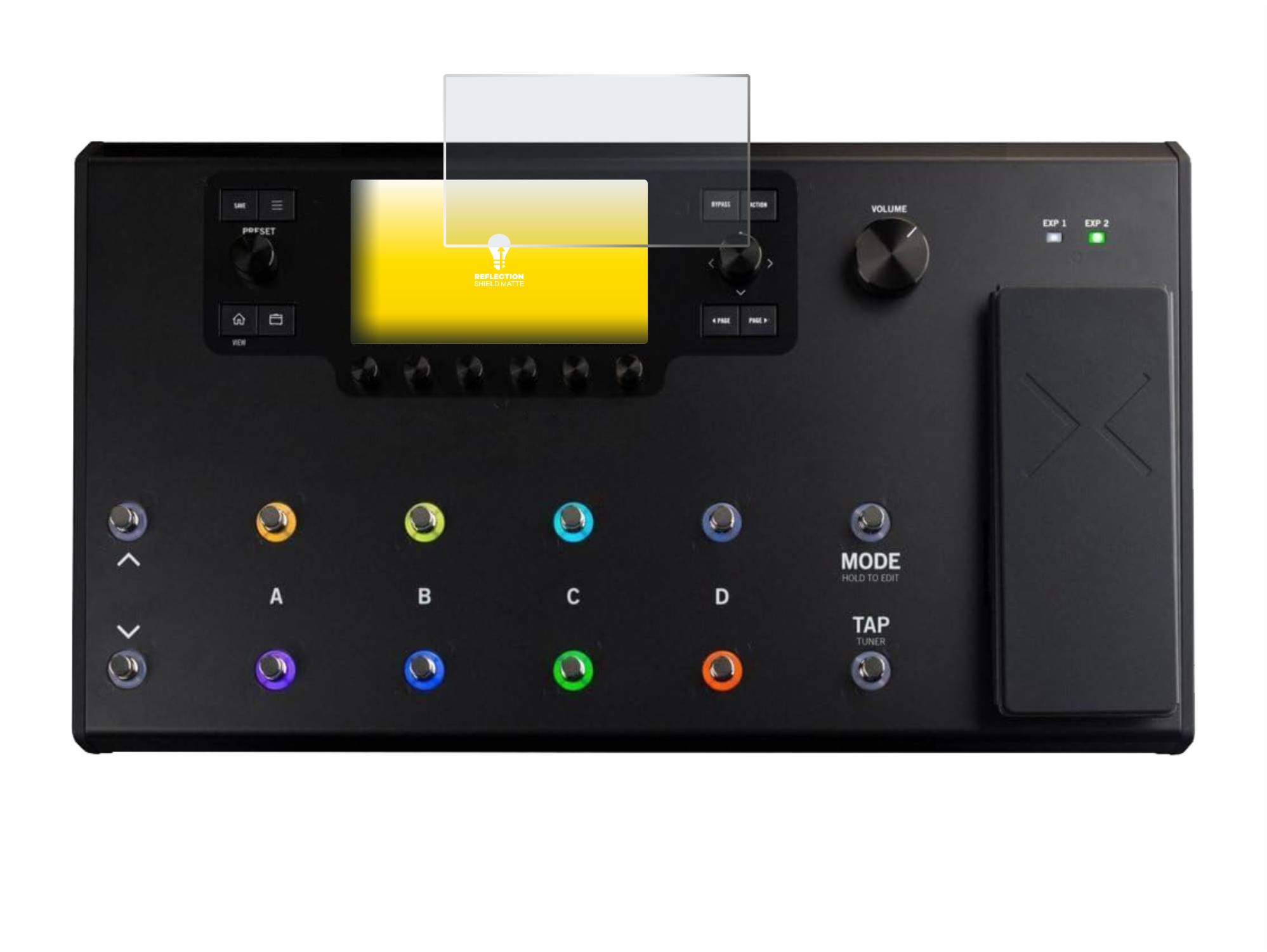 upscreen Reflection Shield Matt Schutzfolie für Line 6 Helix LT