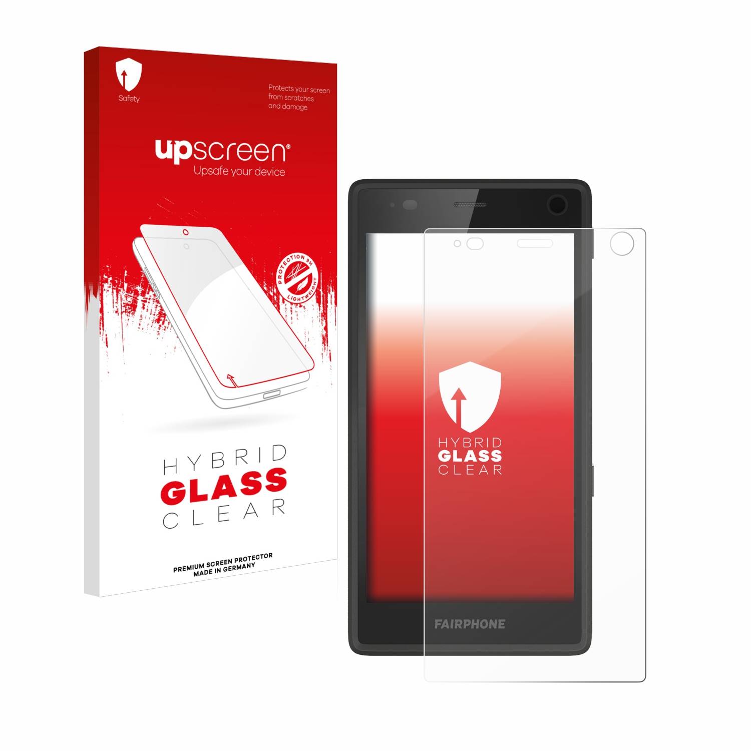 upscreen Hybrid Glas Panzer-Folie für Fairphone 2