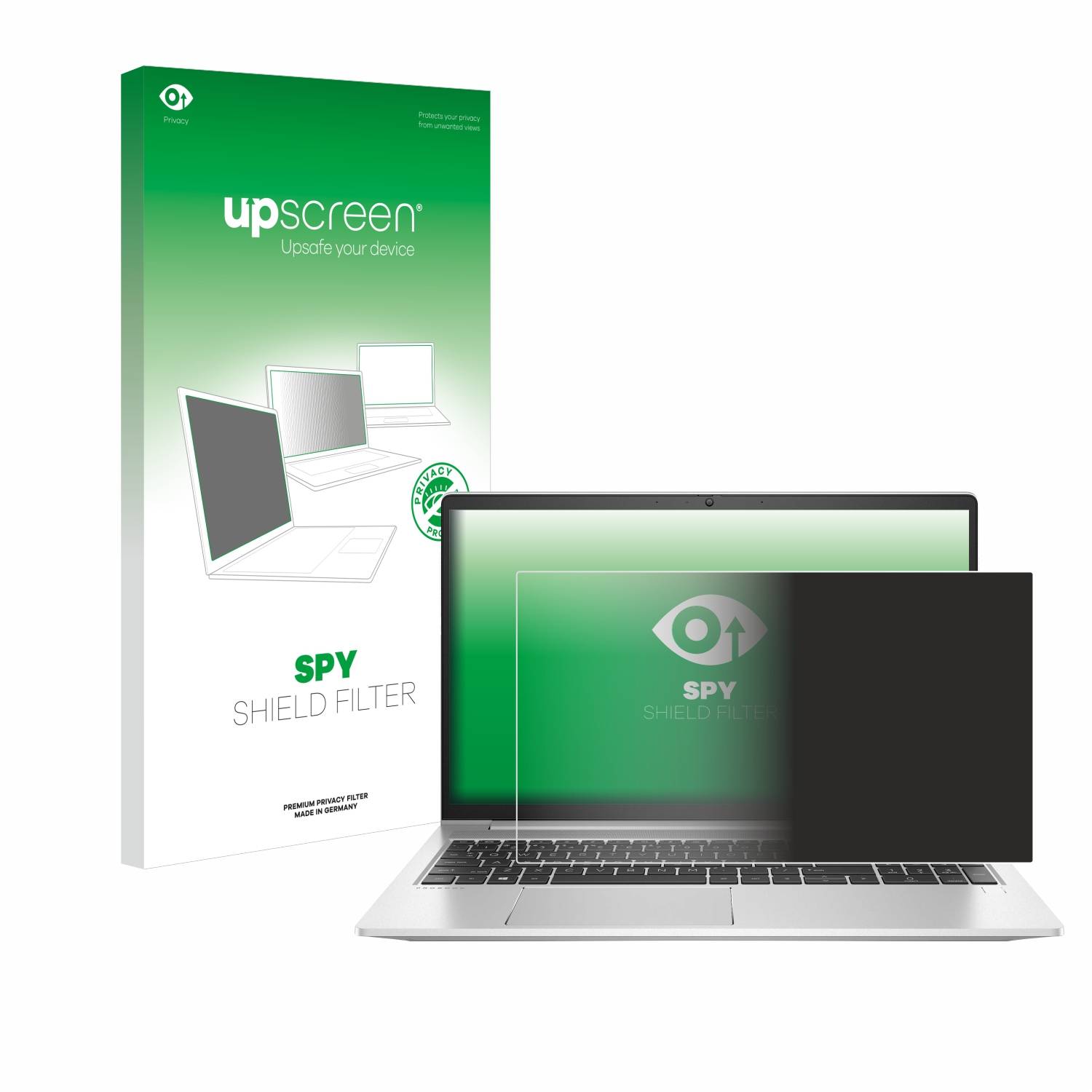 upscreen Blickschutzfilter für HP ProBook 450 G9 Blaulichtfilter Sichtschutz Privacy Anti Spy abnehmbar