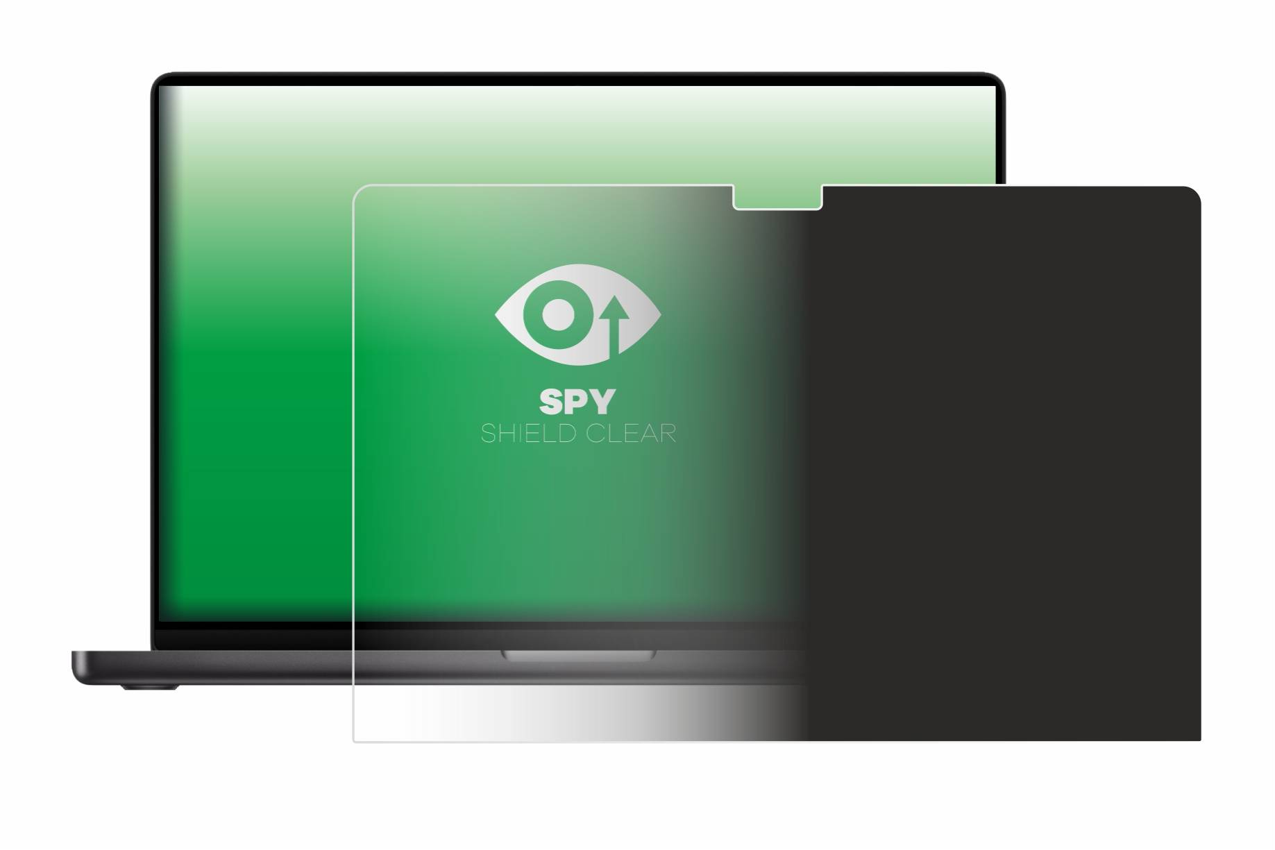 upscreen Spy Shield Sichtschutz-Folie für Apple MacBook Pro 16 2023 M3