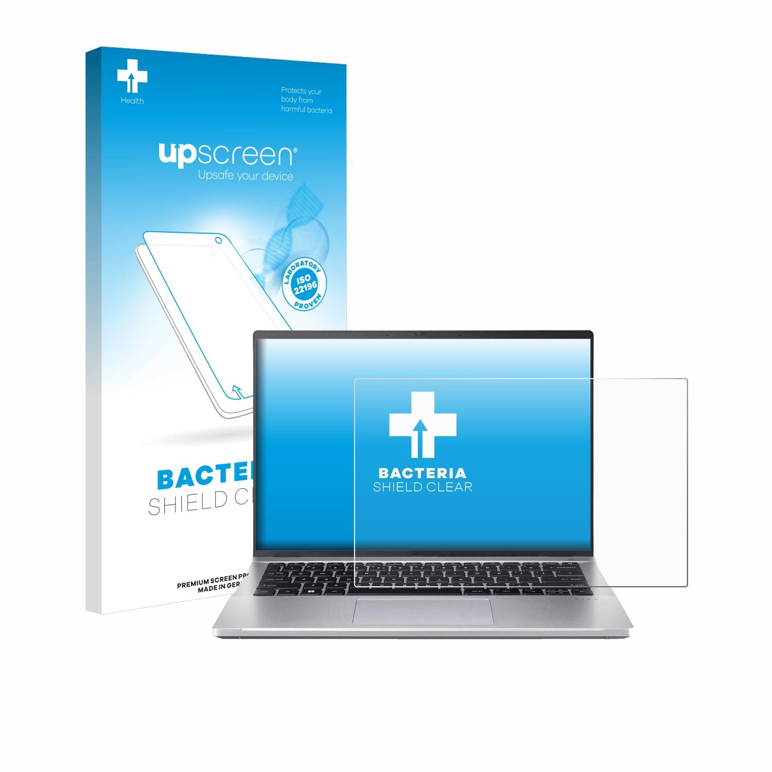 upscreen Bacteria Shield Schutzfolie für Acer Swift 3 Go SFG14-71 - Antibakteriell