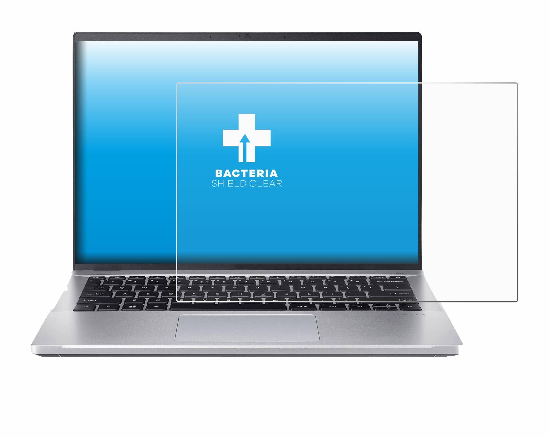 upscreen Bacteria Shield Schutzfolie für Acer Swift 3 Go SFG14-71 - Antibakteriell