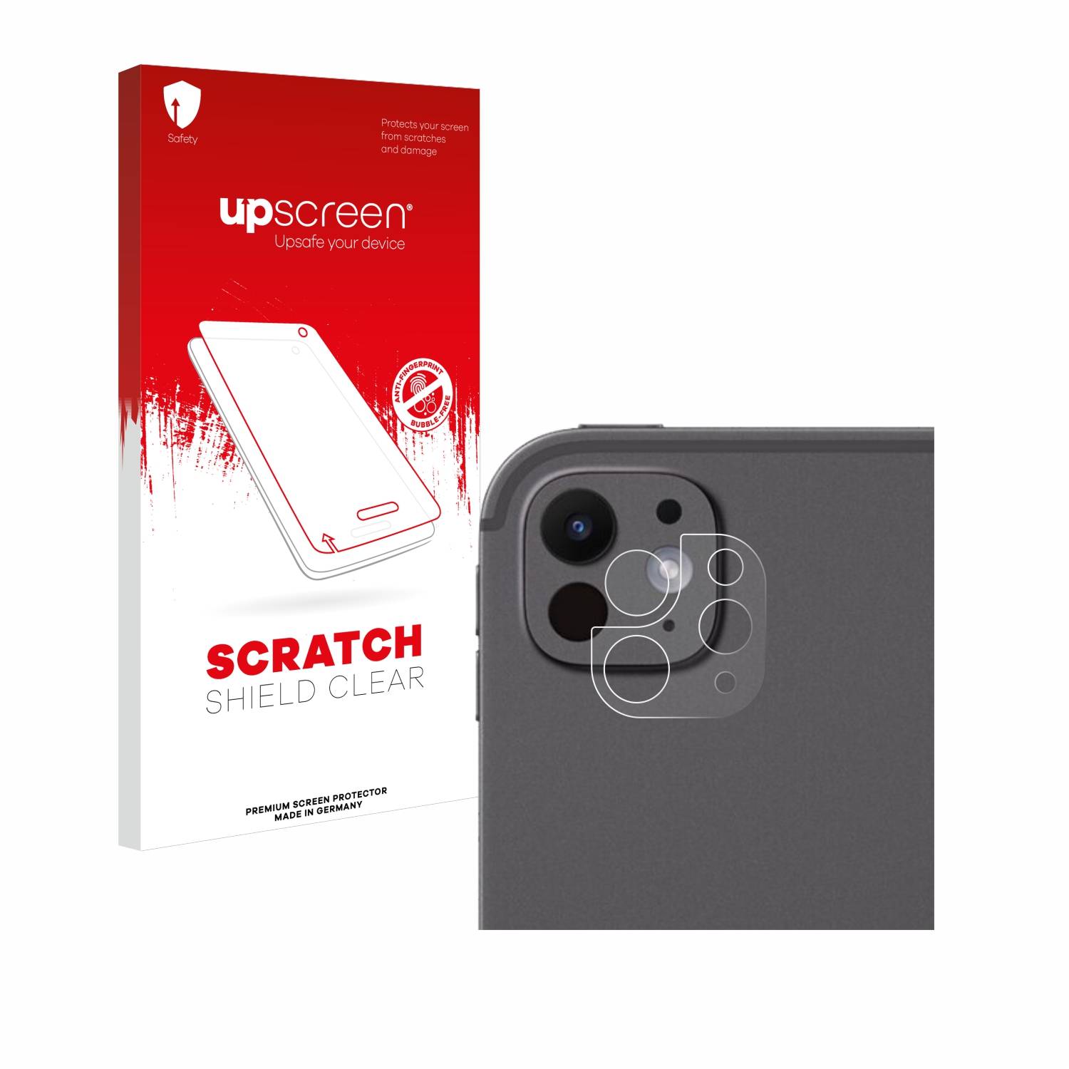 upscreen Scratch Shield Schutzfolie für Apple iPad Pro 13 WiFi Cellular 2024 (NUR Kameraschutz)