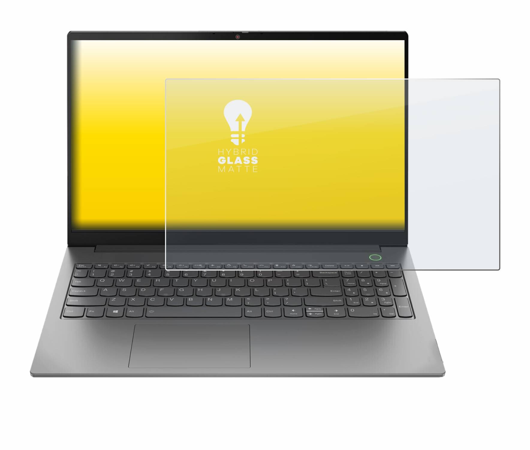 upscreen Hybrid Glas Matt Schutz-Folie für Lenovo ThinkBook 15 Gen 4