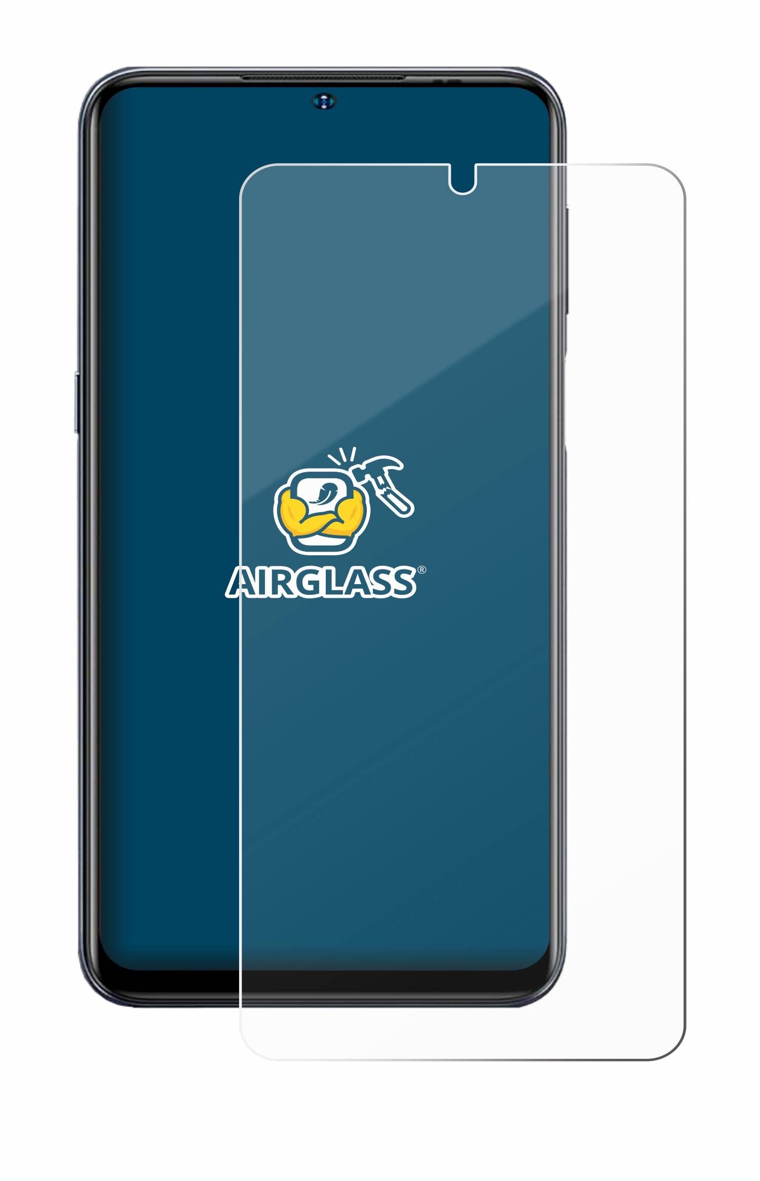 BROTECT AirGlass Flexible Schutz Glas Folie für Ulefone Note 13P Klar Transparent