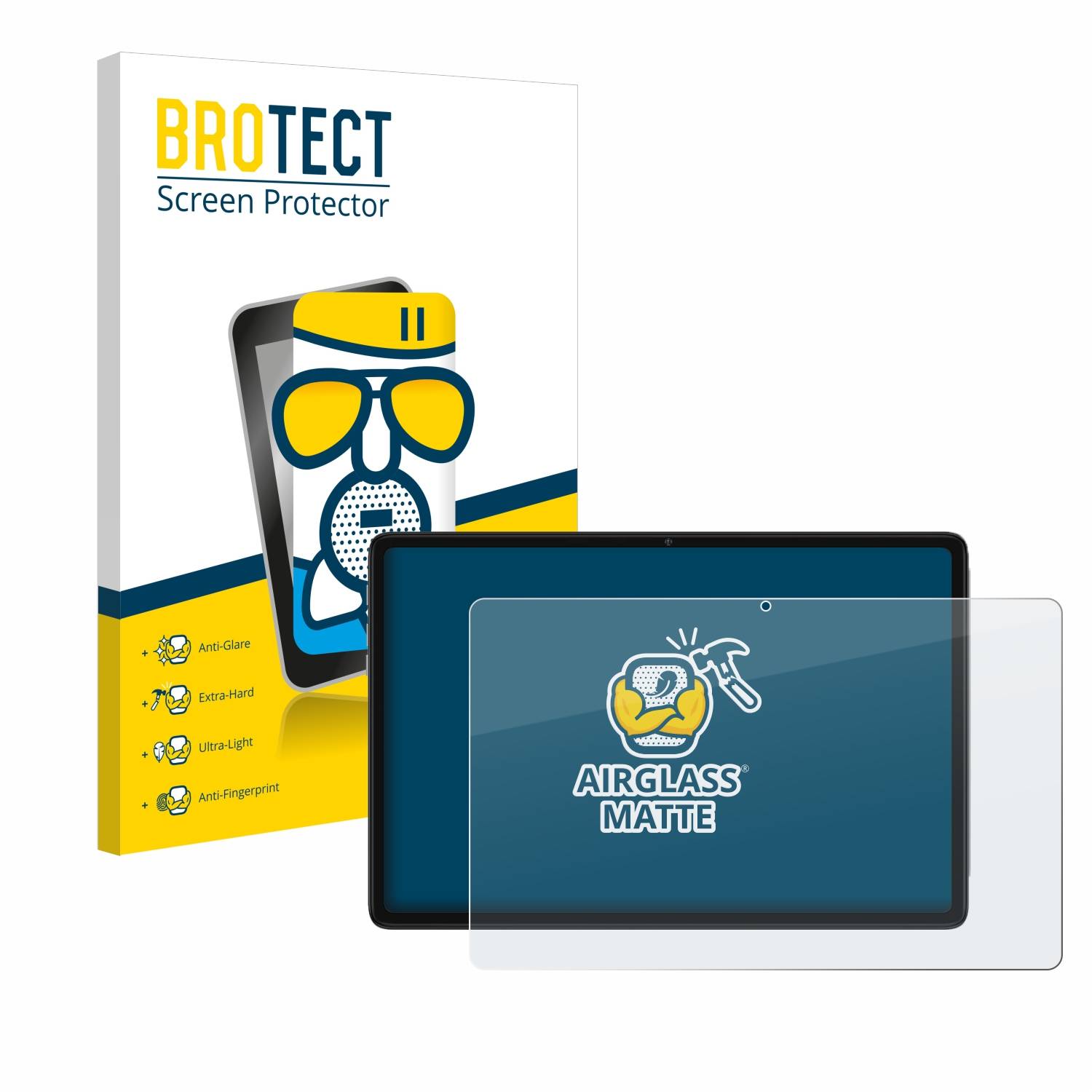 BROTECT AirGlass Matt Glas Schutz Folie für Teclast T40 Air