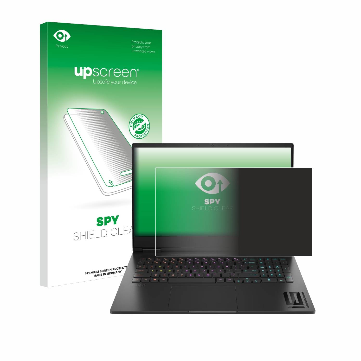 upscreen Spy Shield Sichtschutz-Folie für HP Omen 16 2024