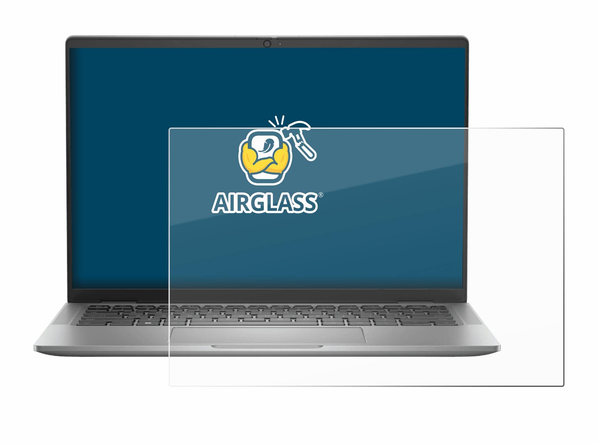 BROTECT AirGlass Flexible Schutz Glas Folie für Dell Latitude 7440 Laptop Klar Transparent