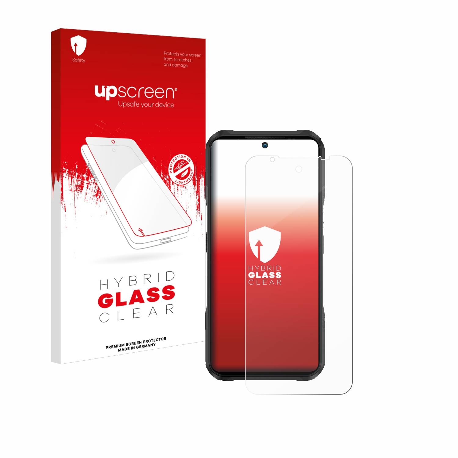 upscreen Flexible Schutz Glas Folie für Doogee V20S Schutzglas 9H Hybridglas Klar