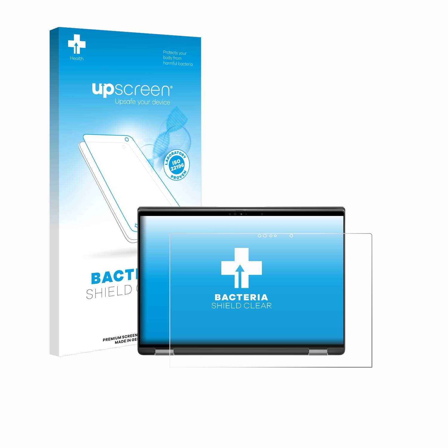 upscreen Bacteria Shield Schutzfolie für Dell Latitude 7440 2-in-1 - Antibakteriell