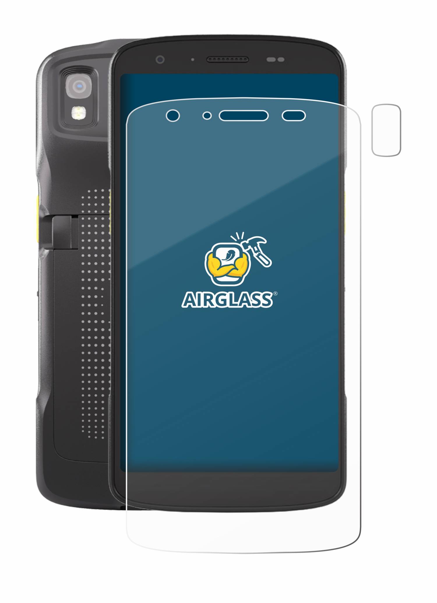 BROTECT AirGlass Flexible Schutz Glas Folie für Zebra TC22 (Display+Kamera) Klar Transparent
