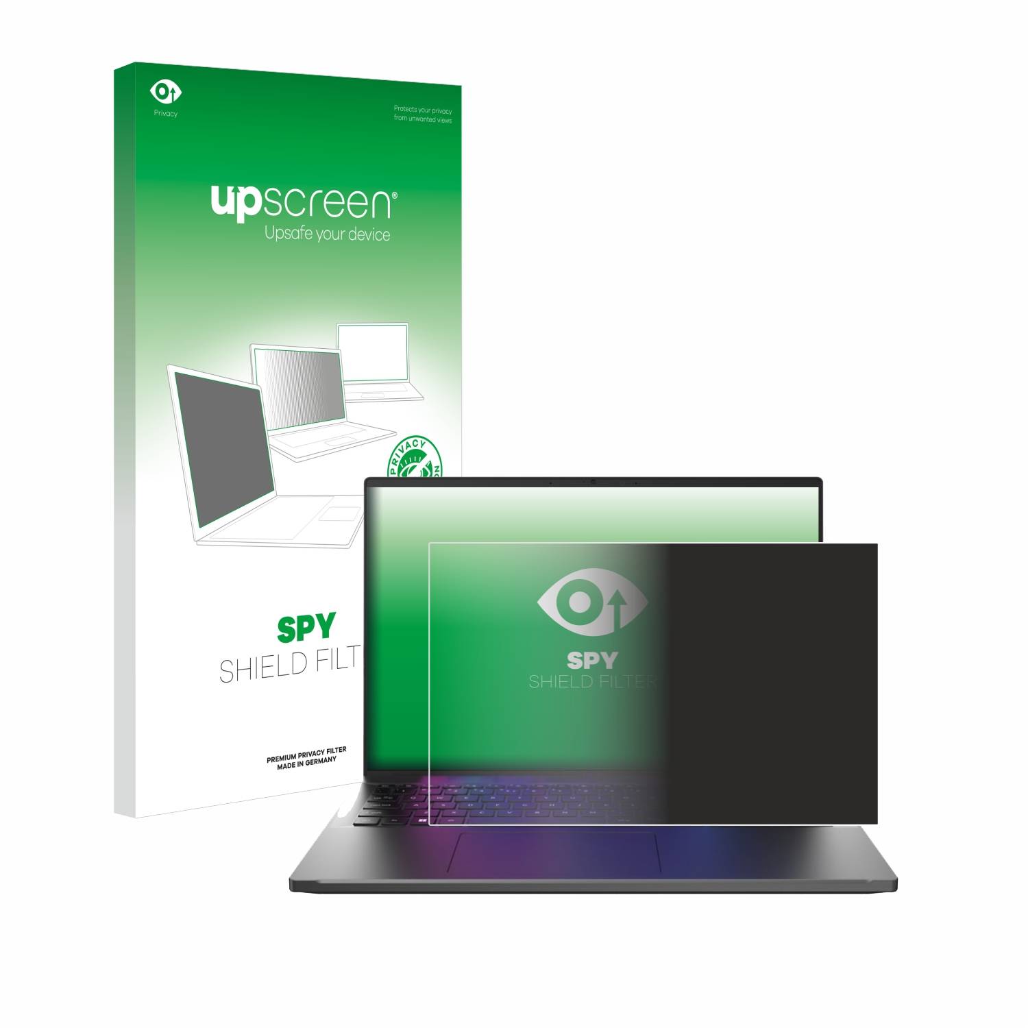upscreen Blickschutzfilter für Acer Swift Go 16 Blaulichtfilter Sichtschutz Privacy Anti Spy abnehmbar