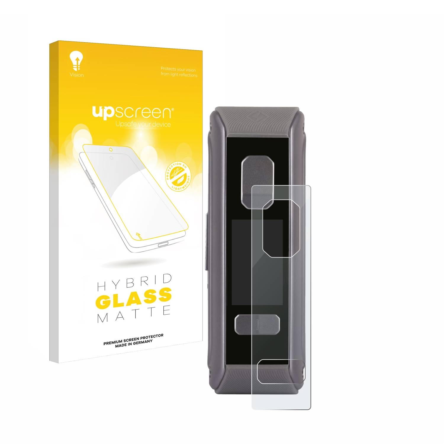 upscreen Flexible Schutz Glas Folie für GeekVape Aegis Max2 / Max100 Schutzglas 9H Hybridglas Matt Entspiegelt