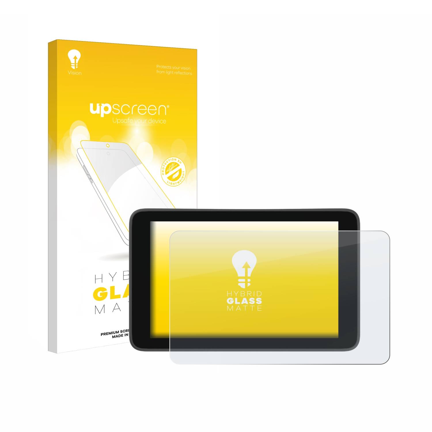 upscreen Hybrid Glas Matt Schutz-Folie für YoloLiv YoloBox Ultra