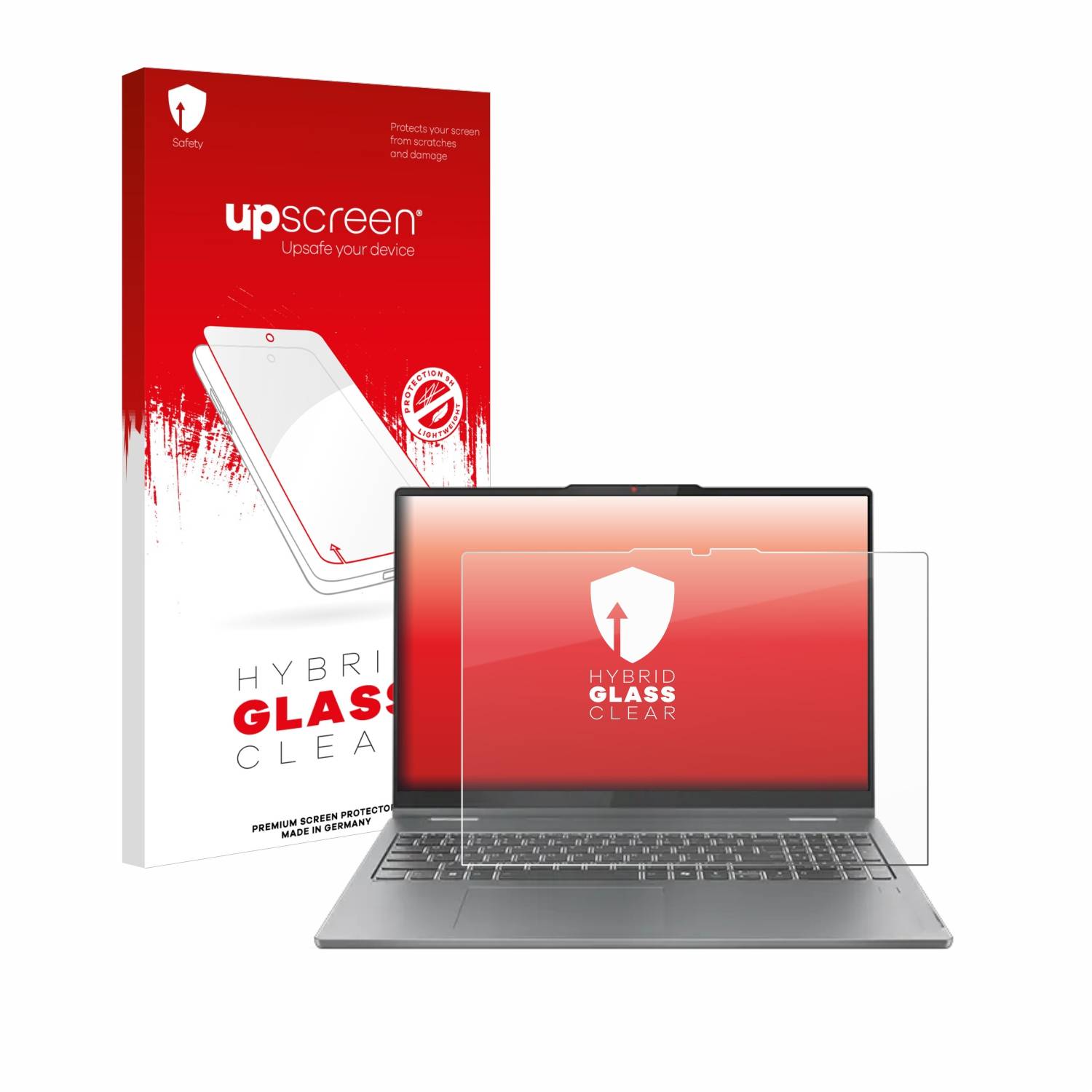 upscreen Hybrid Glas Schutz-Folie für Lenovo IdeaPad 5 2-in-1 Gen 9 16
