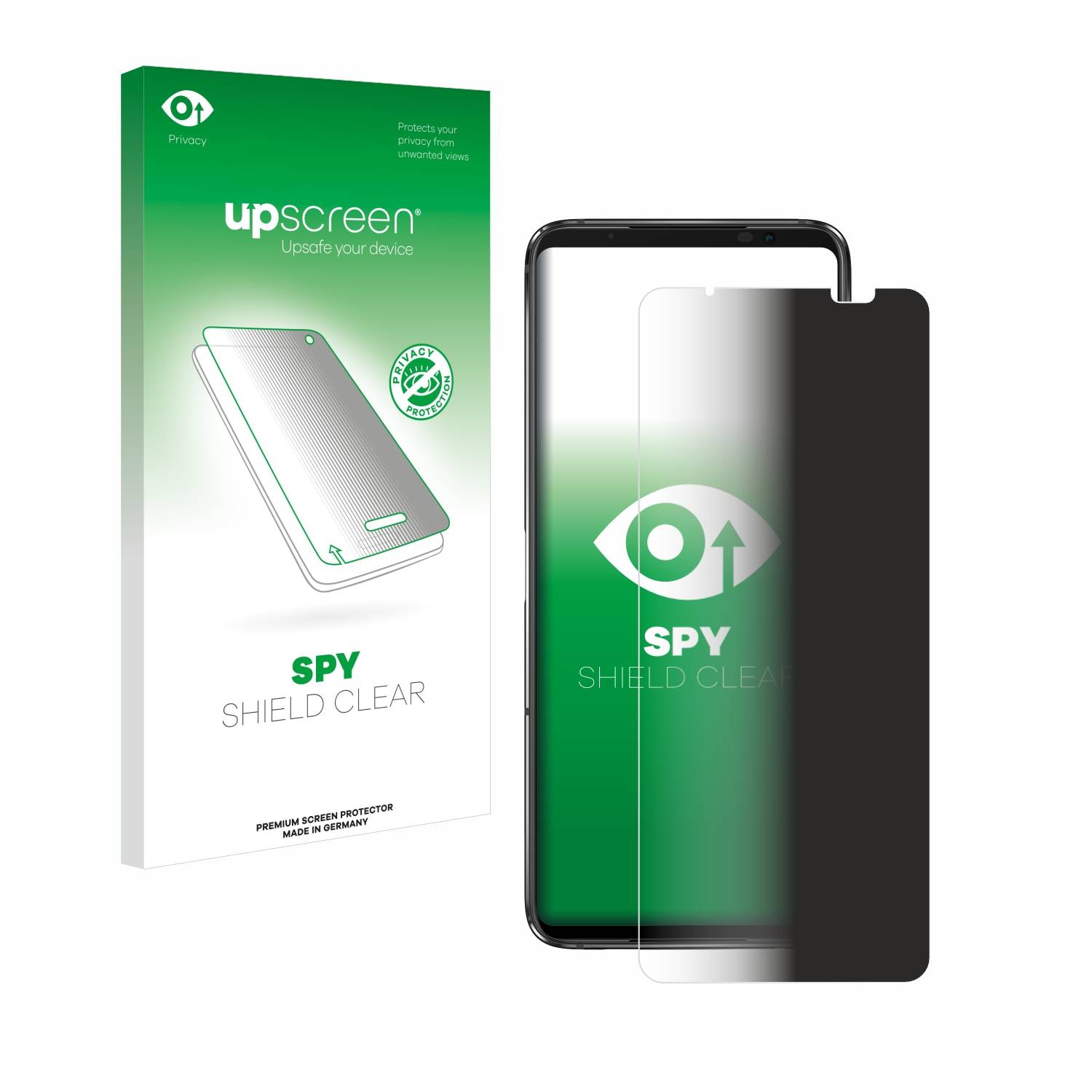 upscreen Spy Shield Sichtschutz-Folie für ASUS ROG Phone 7 Ultimate