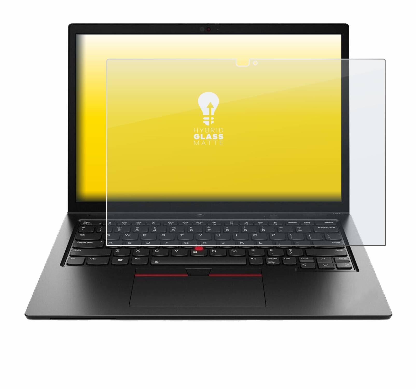 upscreen Hybrid Glas Matt Schutz-Folie für Lenovo ThinkPad L13 2-in-1 Gen 5