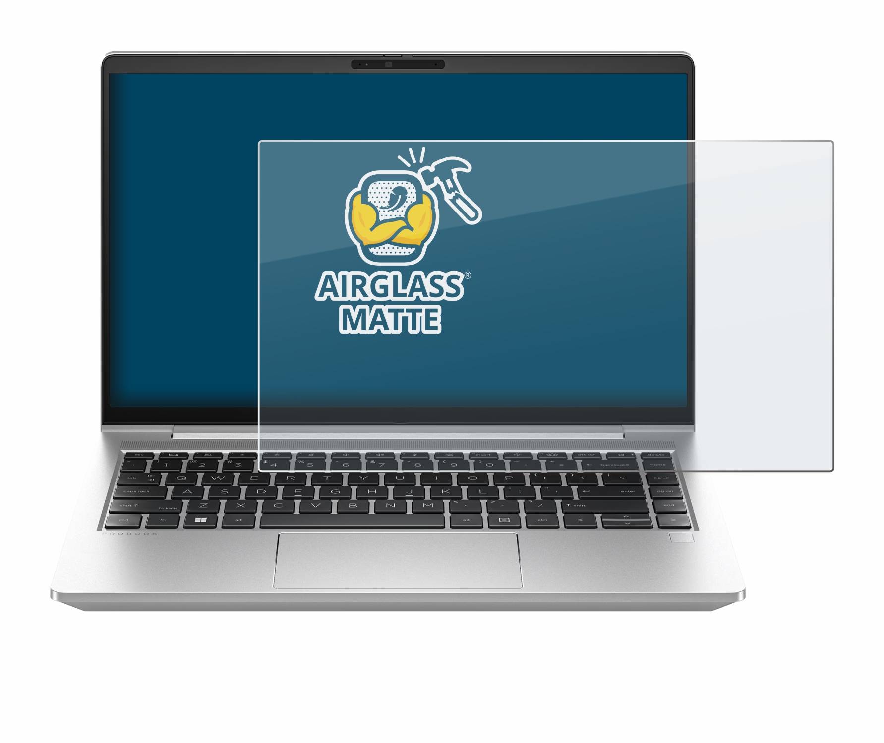 BROTECT AirGlass Matt Glas Schutz Folie für HP ProBook 440 G10