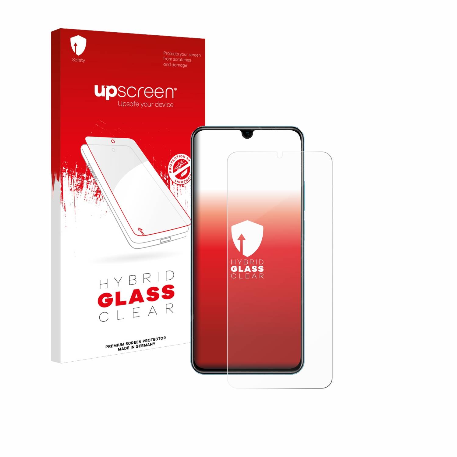 upscreen Hybrid Glas Schutz-Folie für realme Note 50