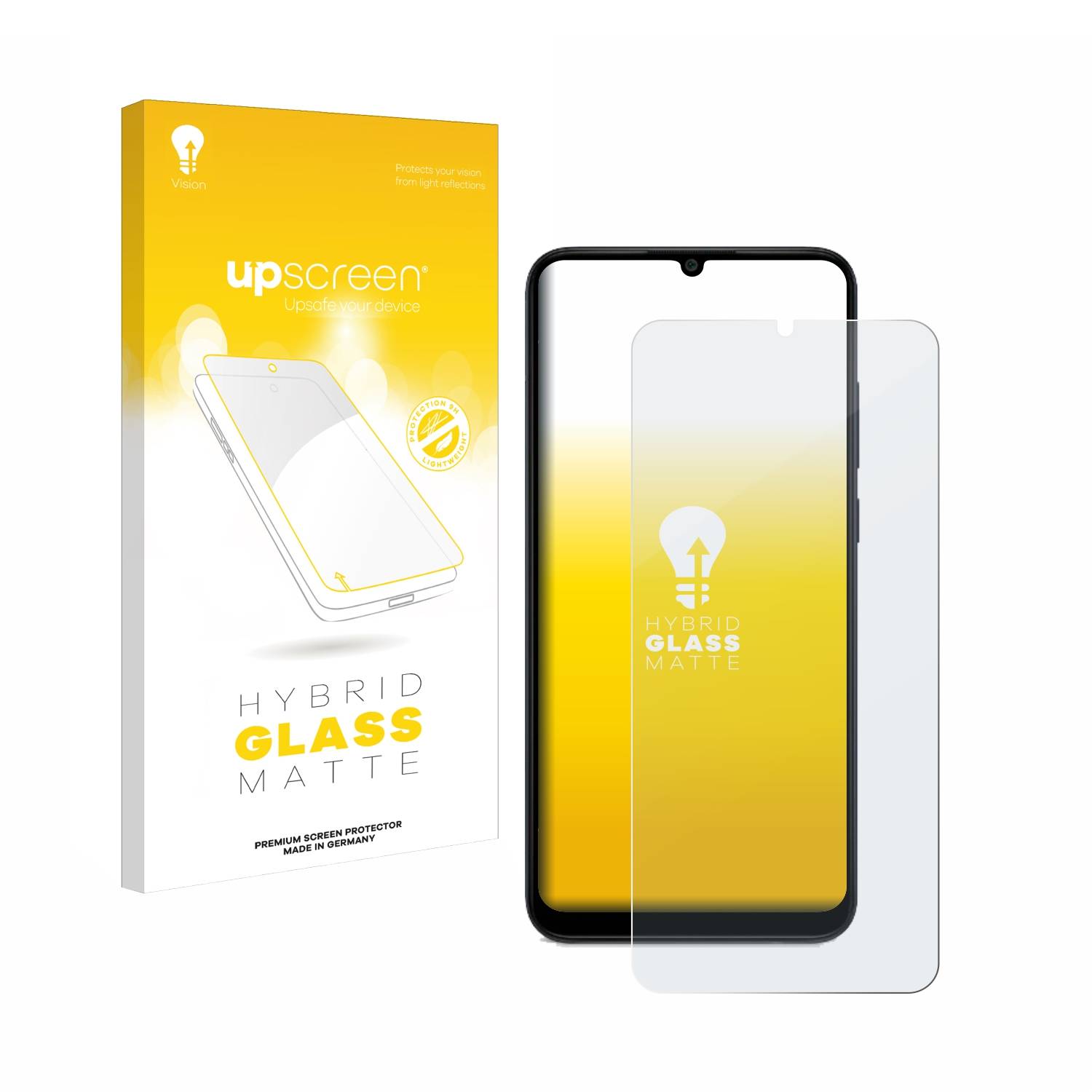 upscreen Hybrid Glas Matt Schutz-Folie für Samsung Galaxy A04