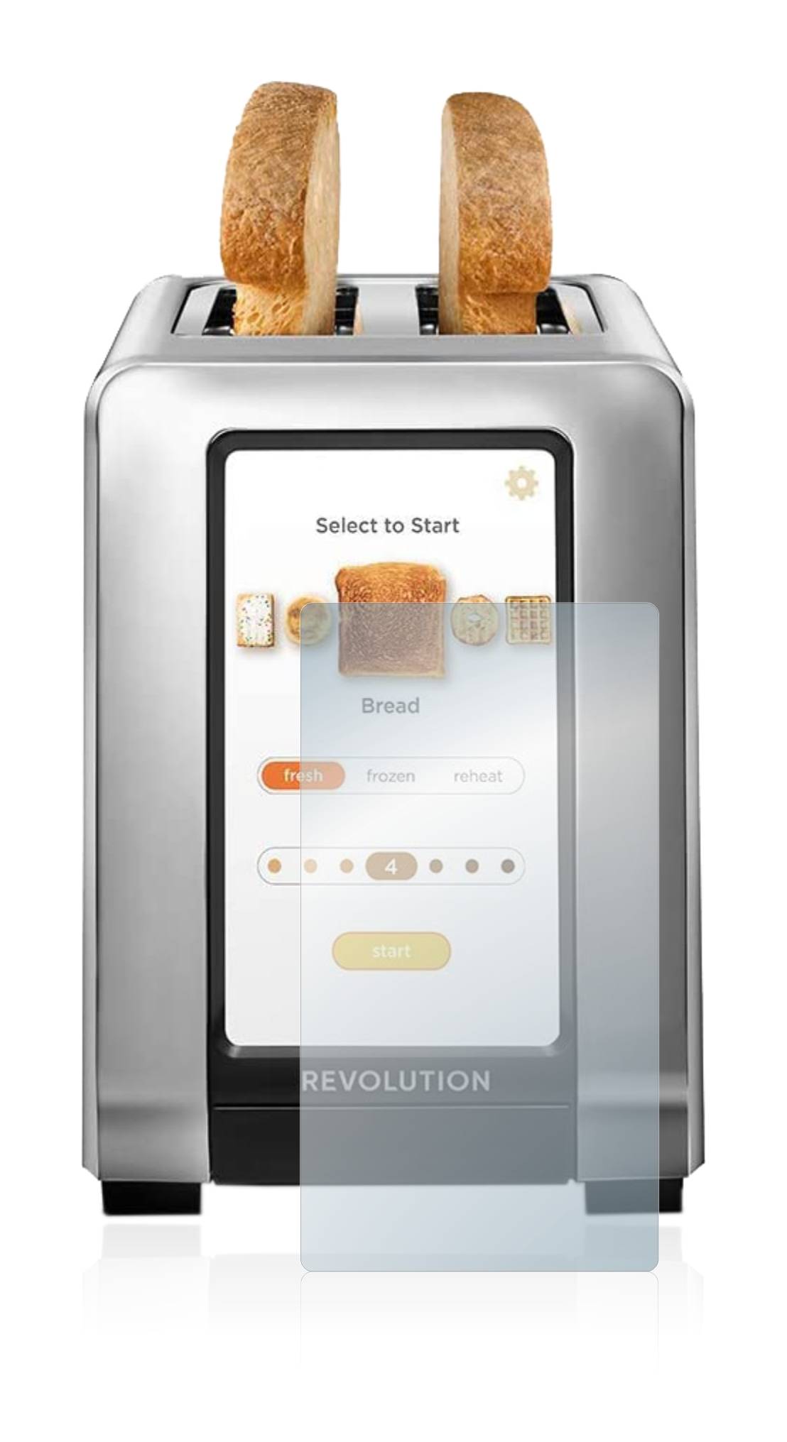 BROTECT AirGlass Matt Glas Panzer Folie für Revolution Cooking Smart Toaster