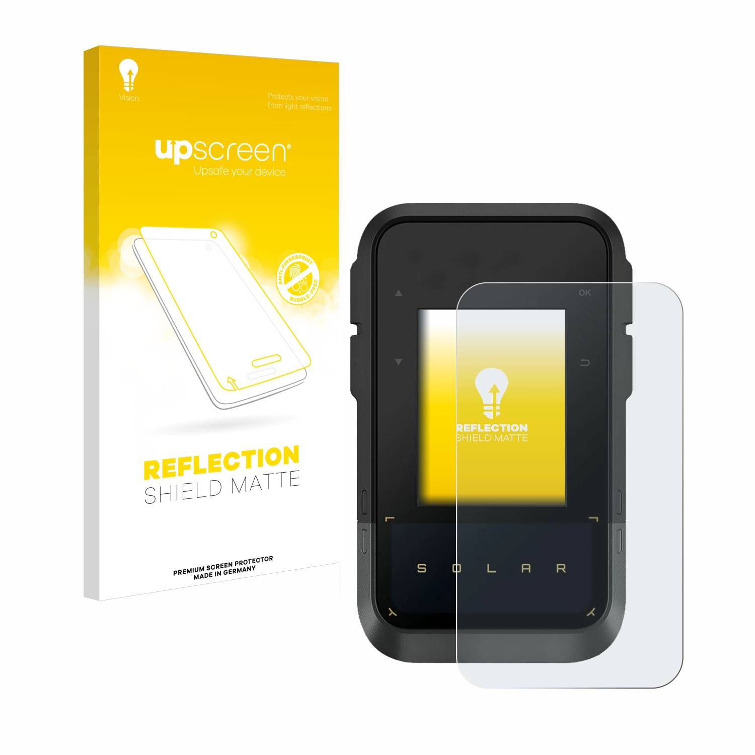 upscreen Reflection Shield Matt Schutzfolie für Garmin eTrex Solar