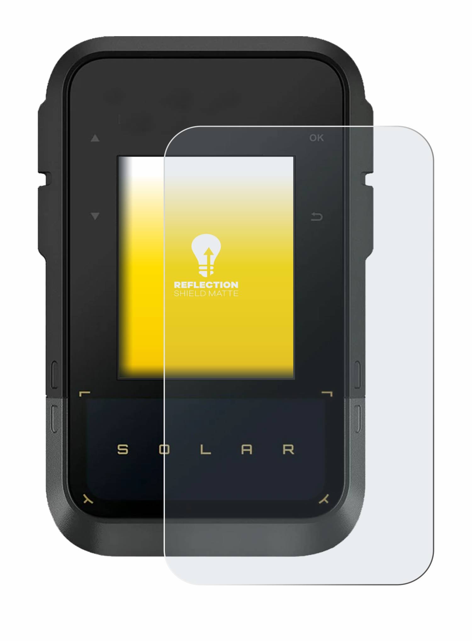upscreen Reflection Shield Matt Schutzfolie für Garmin eTrex Solar