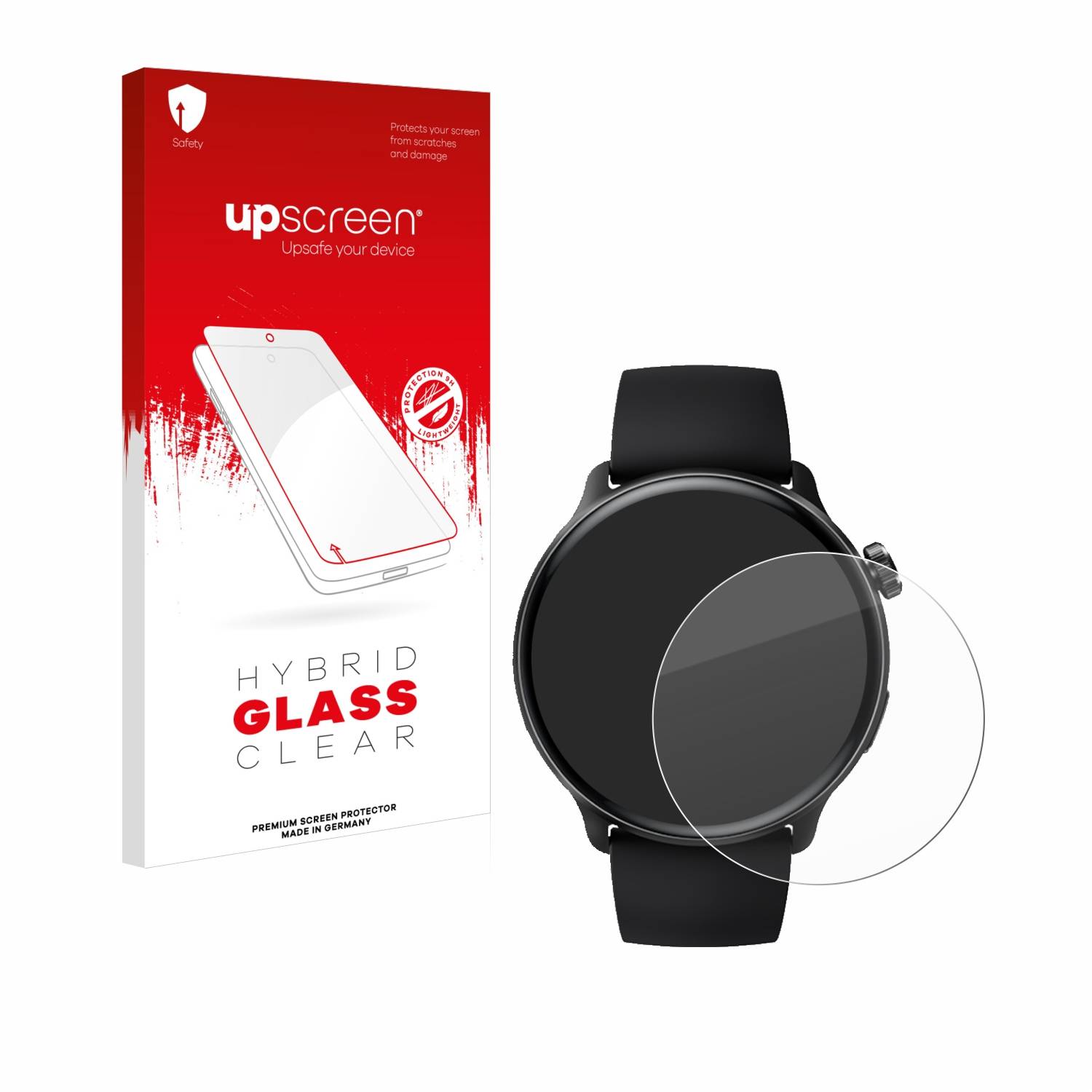 upscreen Hybrid Glas Schutz-Folie für Xiaomi Mibro Lite 2
