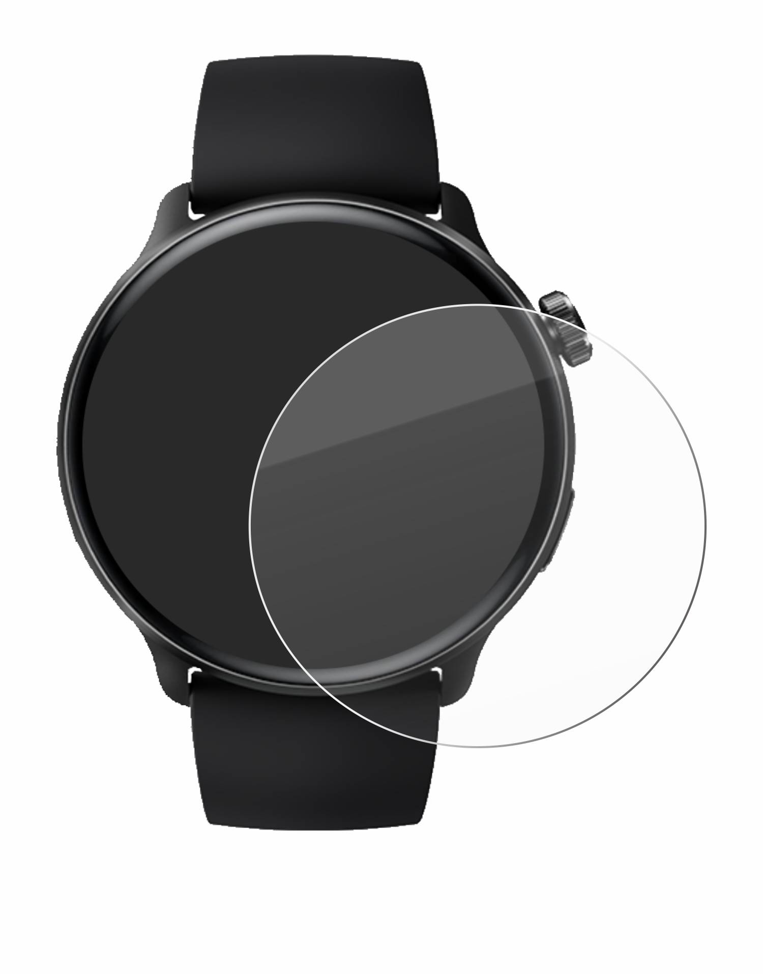 upscreen Hybrid Glas Schutz-Folie für Xiaomi Mibro Lite 2