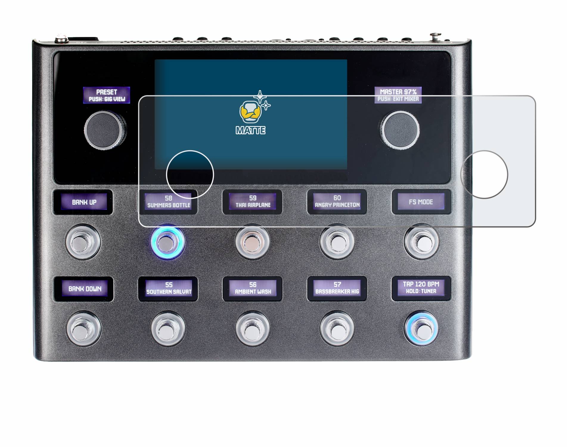 BROTECT Schutzfolie für Fender Tone Master Pro Folie Matt Entspiegelt