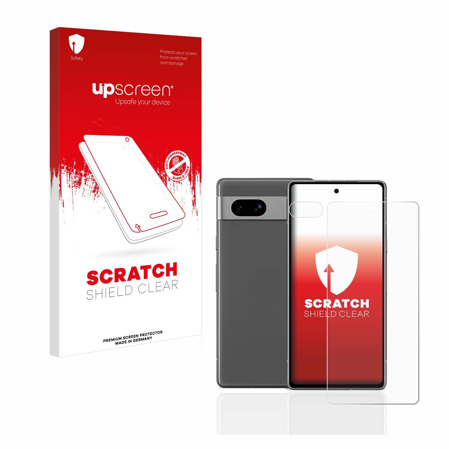upscreen Scratch Shield Schutzfolie für Google Pixel 7a (Display+Kamera)