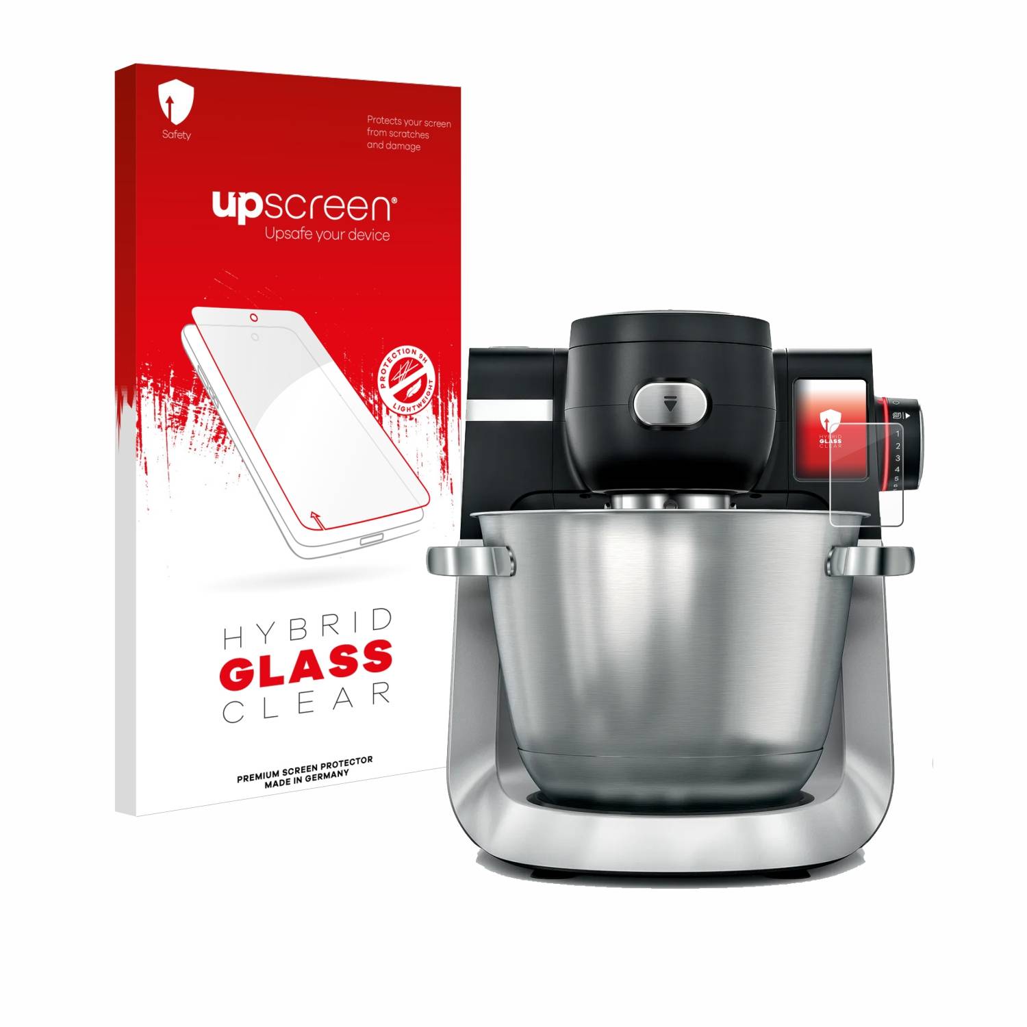 upscreen Hybrid Glas Schutz-Folie für Bosch MUM Serie 6