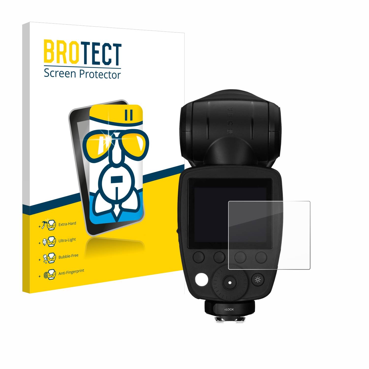 BROTECT AirGlass Flexible Schutz Glas Folie für Profoto A10 Klar Transparent