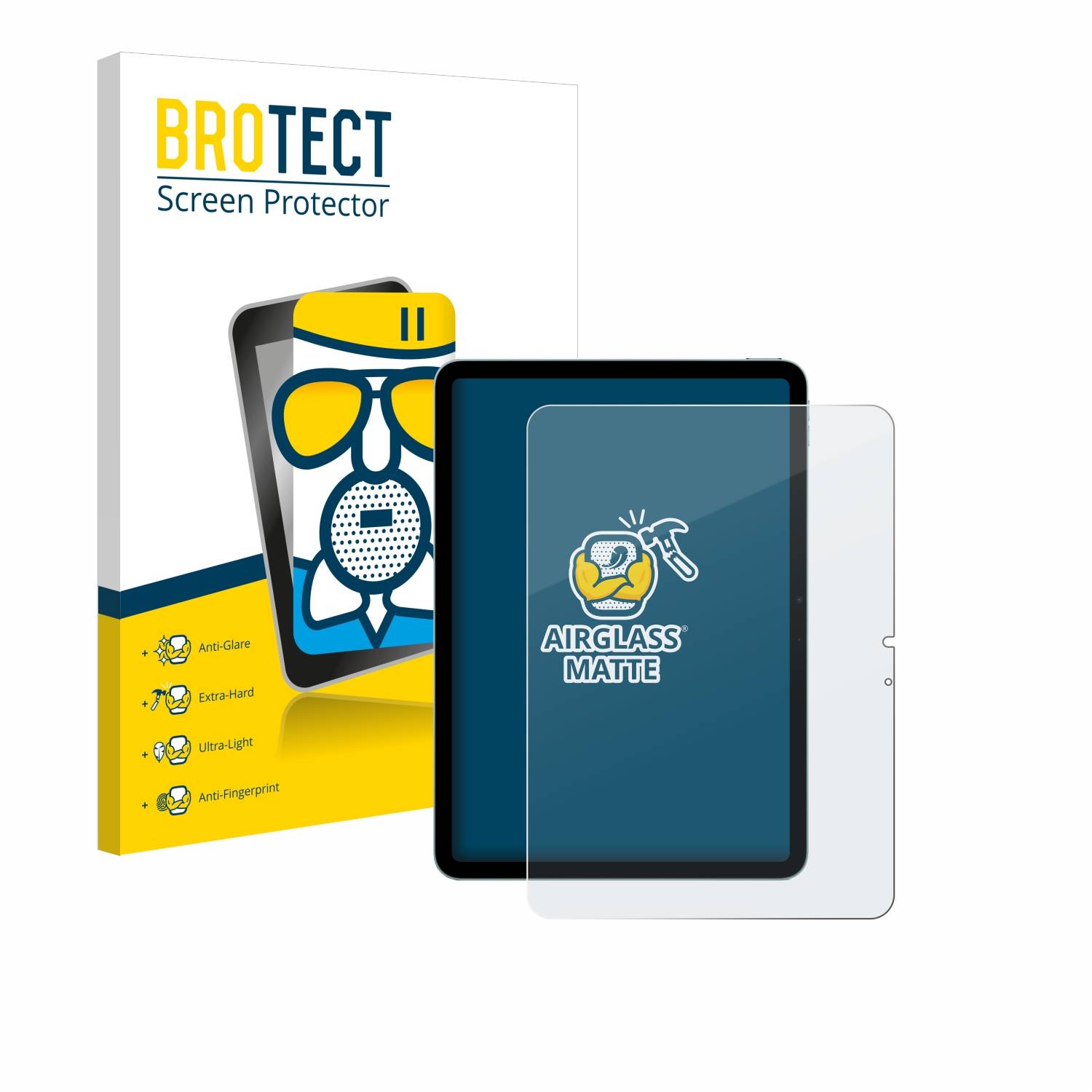 BROTECT AirGlass Matt Glas Panzer Folie für Apple iPad Air 11 WiFi 2024