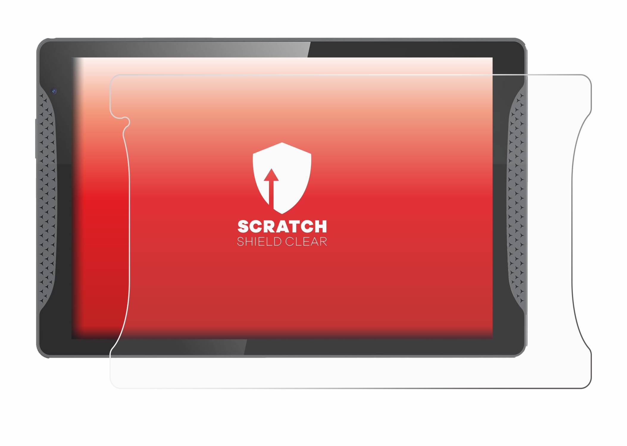 upscreen Scratch Shield Schutzfolie für Logicom Multimedia Stand Pro