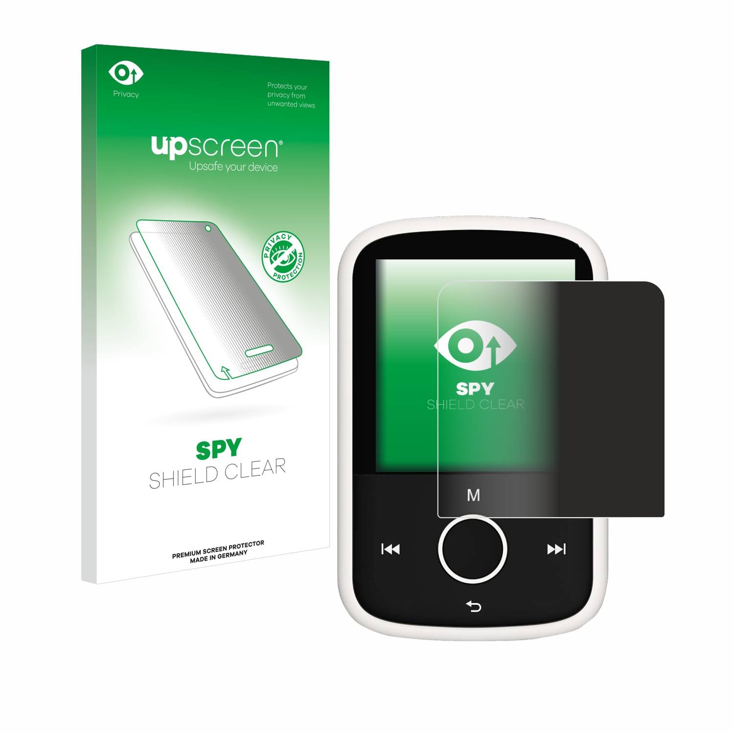 upscreen Spy Shield Sichtschutz-Folie für Majority MP3 16GB