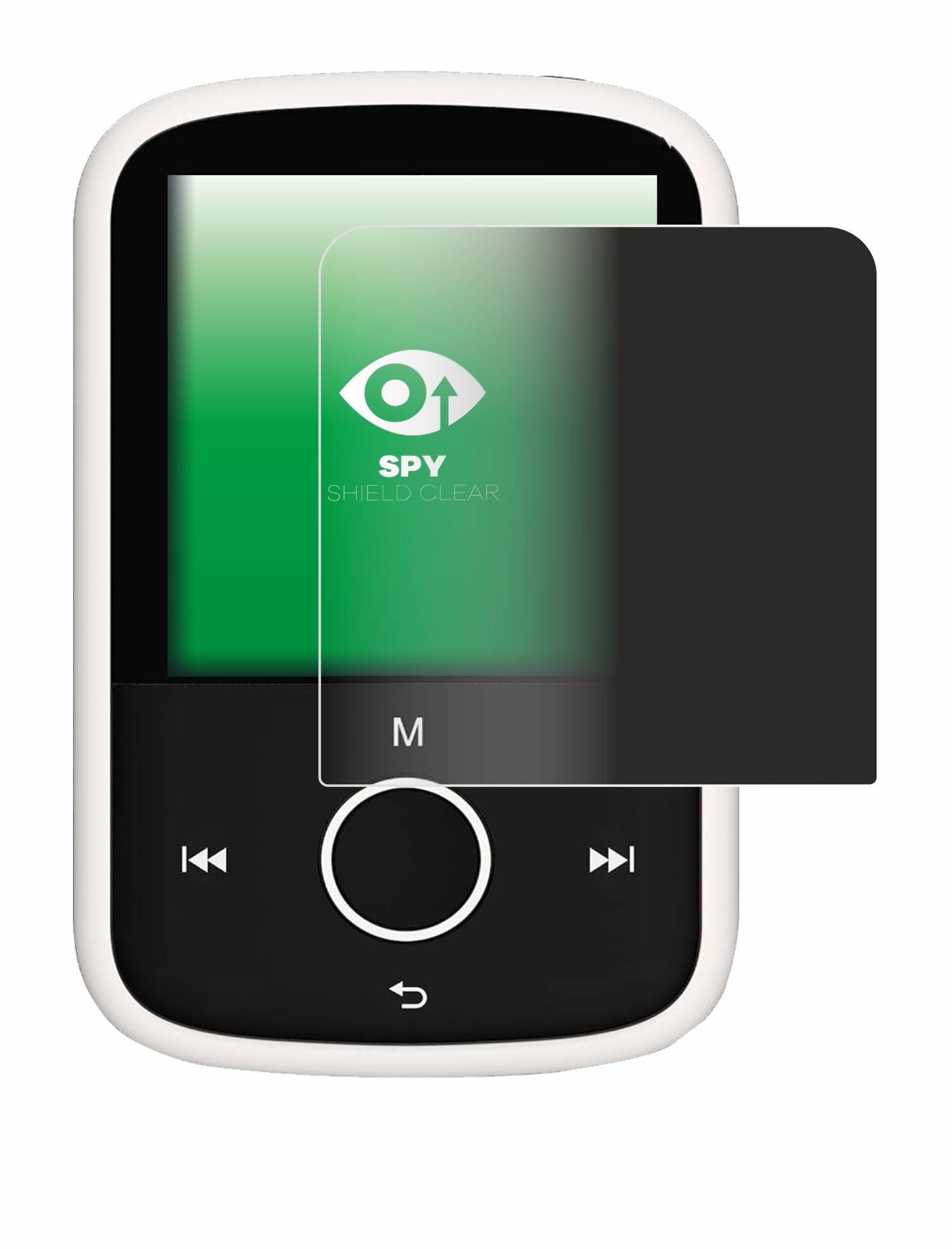 upscreen Spy Shield Sichtschutz-Folie für Majority MP3 16GB