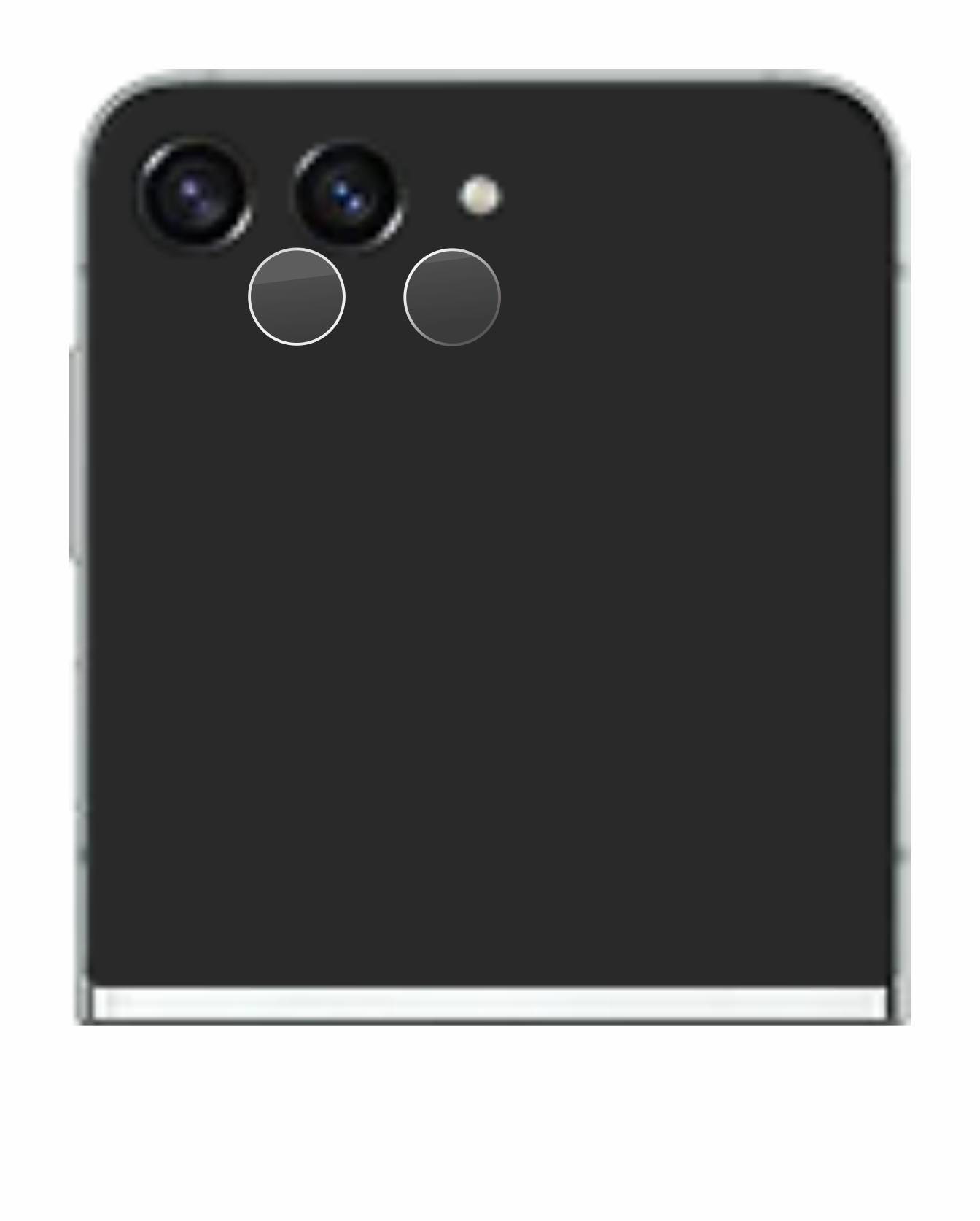 BROTECT AirGlass Glas Panzer-Folie für Samsung Galaxy Z Flip 5 (NUR Kameraschutz) - Schutzglas