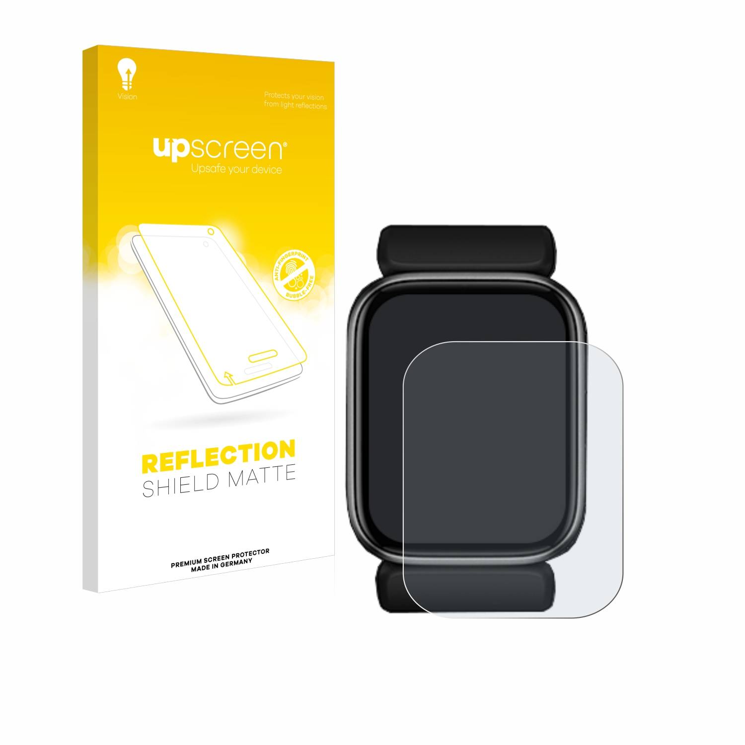 upscreen Schutzfolie für YHE BP Doctor Fit Folie Matt Entspiegelt Anti-Reflex