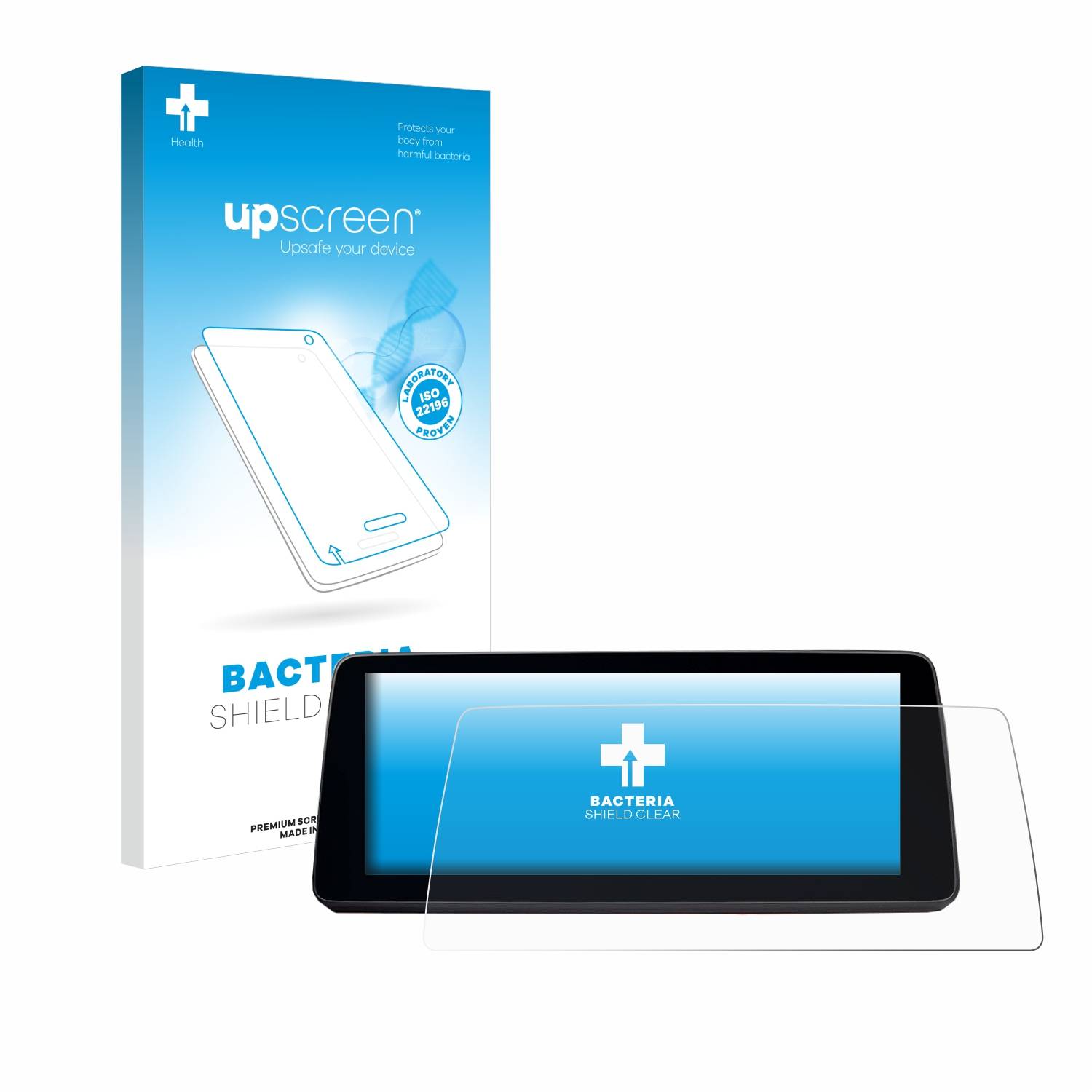upscreen Bacteria Shield Schutzfolie für BMW 5 G30/G31 Facelift 2020 - Antibakteriell