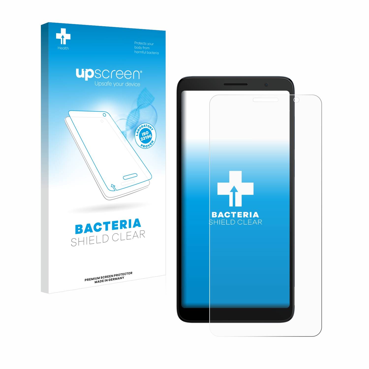 upscreen Bacteria Shield Schutzfolie für TCL 501 - Antibakteriell