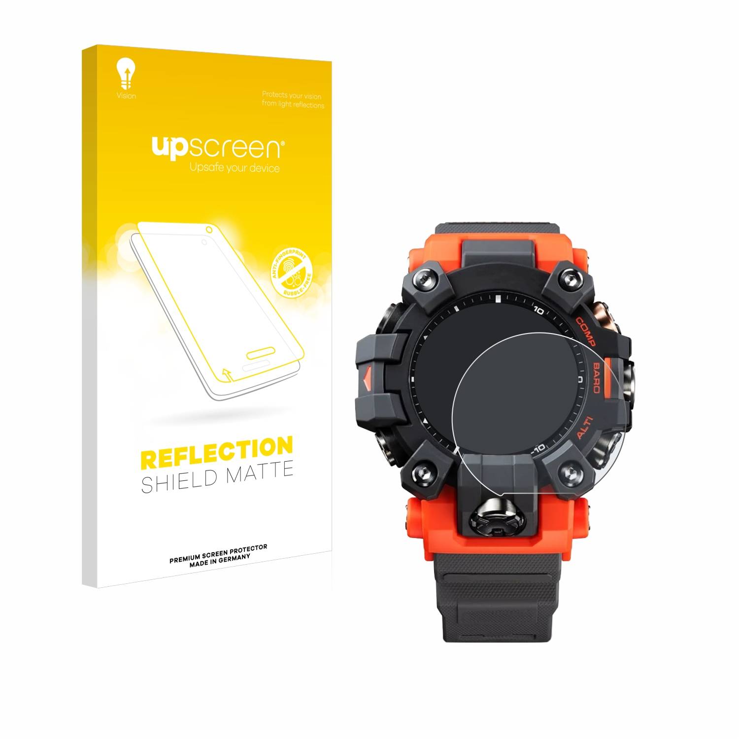 upscreen Reflection Shield Matt Schutzfolie für Casio G-Shock GW-9500